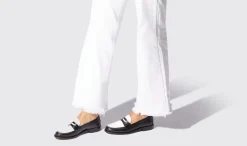 Store Scarosso Harper Black Edit Black & White - Calf