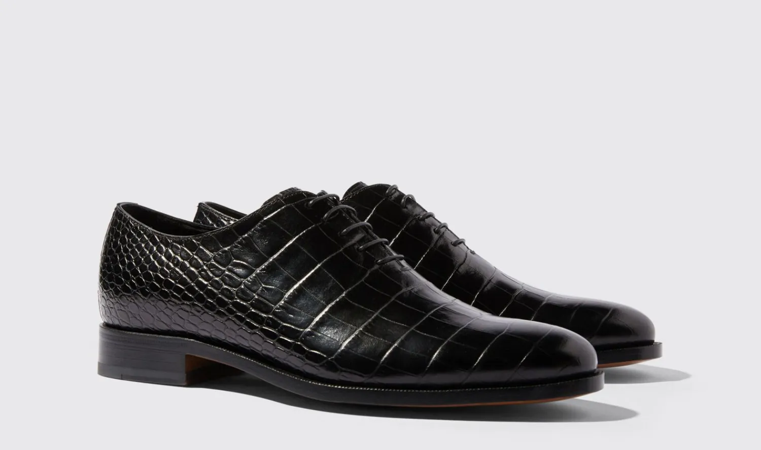 Best Sale Scarosso Ignazio Nero Cocco Black - Croco-Printed Calf