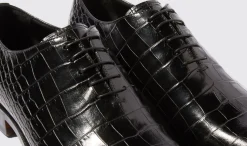 Best Sale Scarosso Ignazio Nero Cocco Black - Croco-Printed Calf
