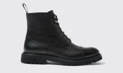 Cheap Scarosso Jackie Grain Black Black - Calf
