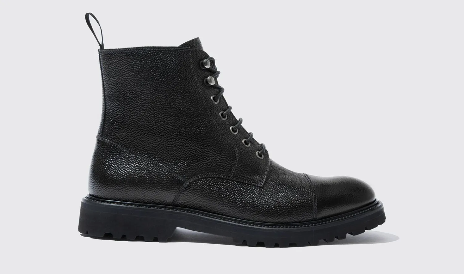 Cheap Scarosso Jackie Grain Black Black - Calf
