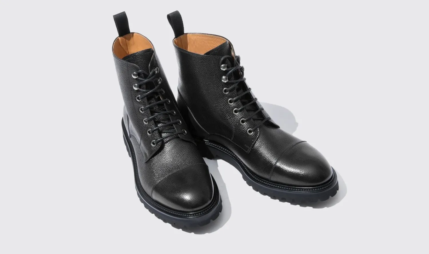 Cheap Scarosso Jackie Grain Black Black - Calf