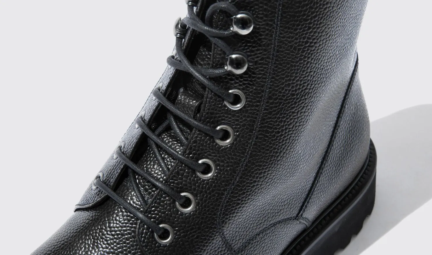 Cheap Scarosso Jackie Grain Black Black - Calf