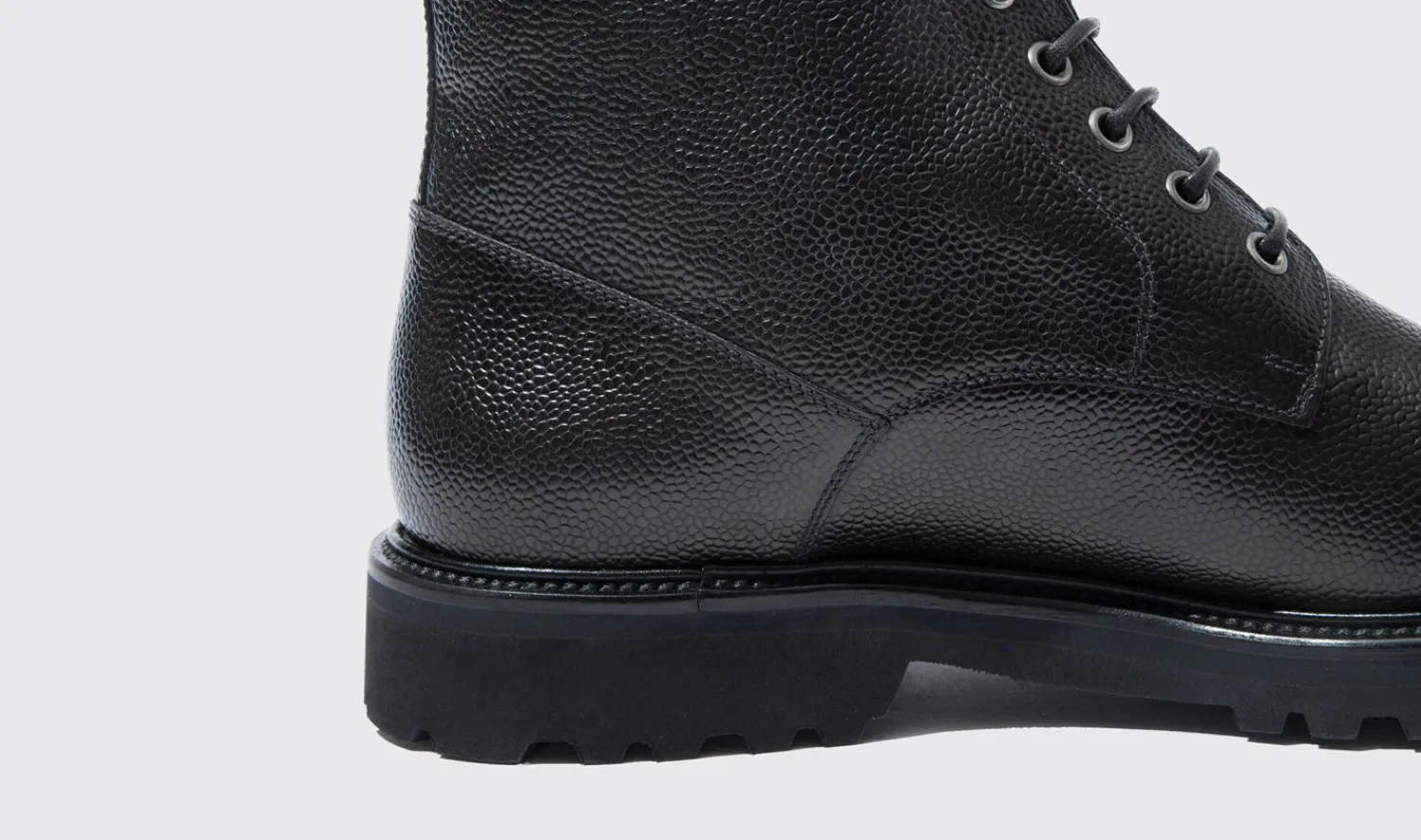 Cheap Scarosso Jackie Grain Black Black - Calf