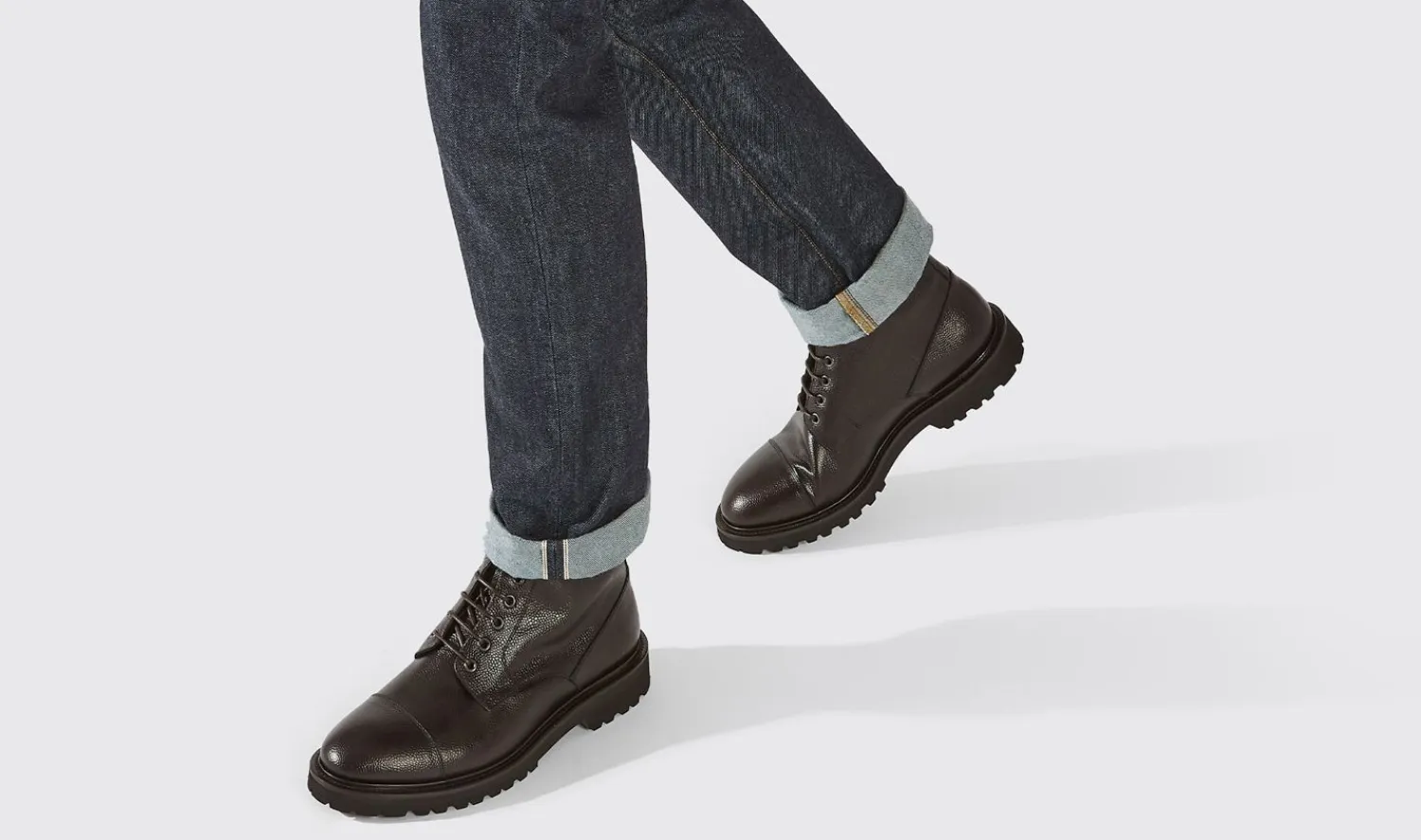 Cheap Scarosso Jackie Grain Brown Brown - Calf