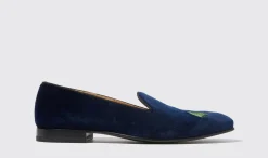 Flash Sale Scarosso Jay Blue Velvet Blue - Velvet