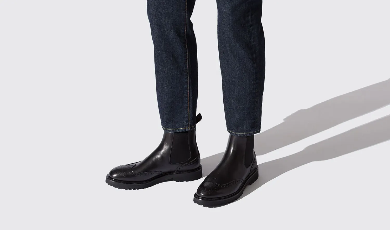 Cheap Scarosso Keith Black Black Calf