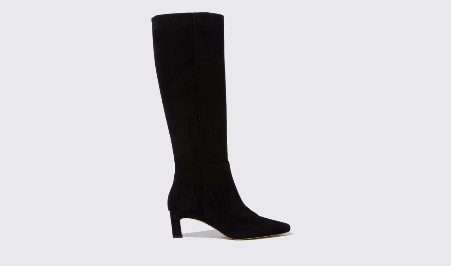 Clearance Scarosso Kira Black Suede Black - Suede