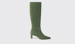 Cheap Scarosso Kira Green Suede Green - Suede