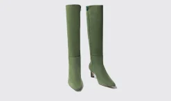 Cheap Scarosso Kira Green Suede Green - Suede