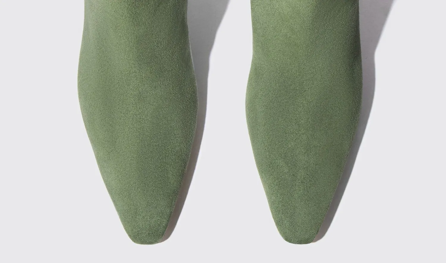 Cheap Scarosso Kira Green Suede Green - Suede