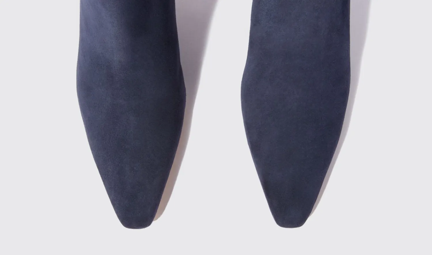 Shop Scarosso Kitty Blue Suede Blue - Suede