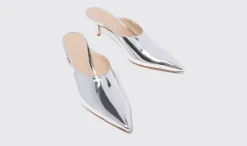 Discount Scarosso Laura Silver Silver - Laminated