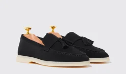 Best Sale Scarosso Leandra Black Suede Edit Black Edit - Suede