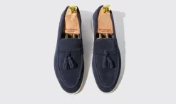 Outlet Scarosso Leandra Blu Scamosciata Blue - Suede
