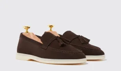 Fashion Scarosso Leandra Brown Suede Dark Brown - Suede