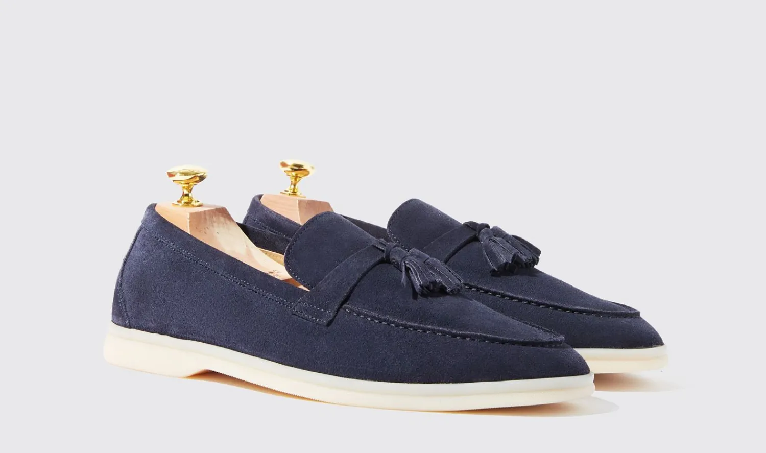 Clearance Scarosso Leandro Blu Scamosciato Blue - Suede