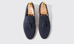 Clearance Scarosso Leandro Blu Scamosciato Blue - Suede