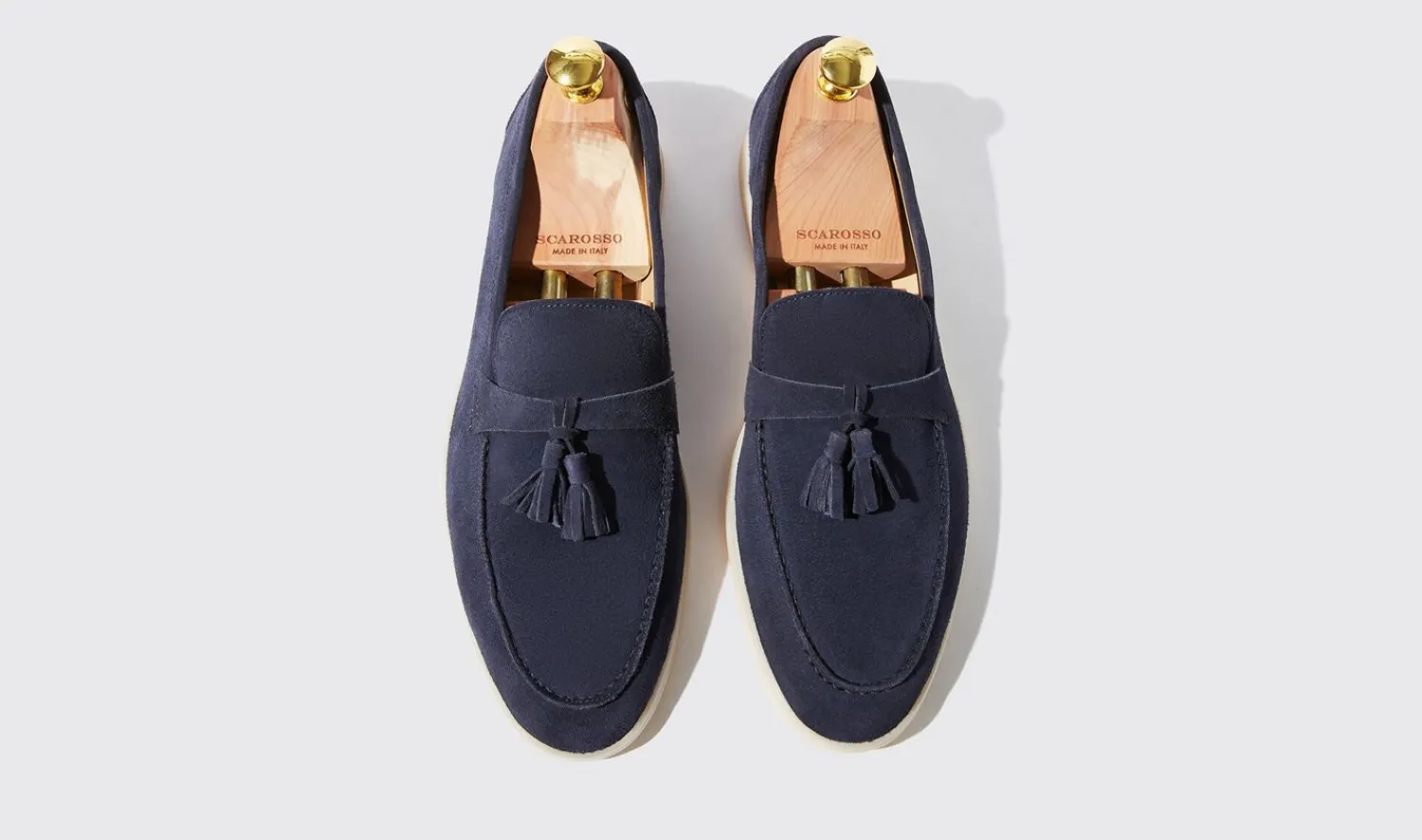 Clearance Scarosso Leandro Blu Scamosciato Blue - Suede