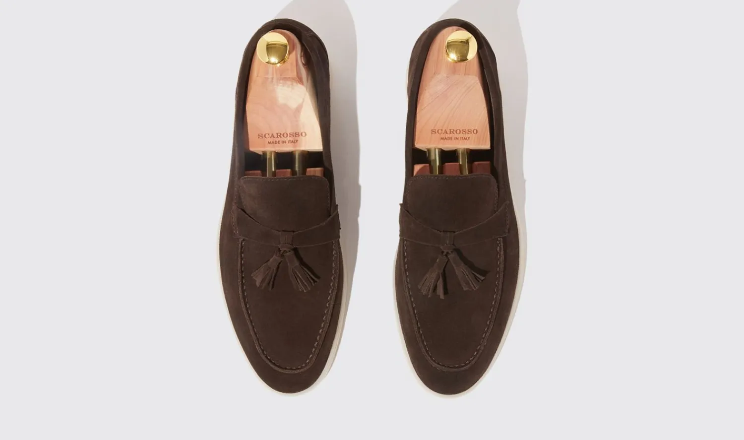 Best Sale Scarosso Leandro Brown Suede Dark Brown - Suede