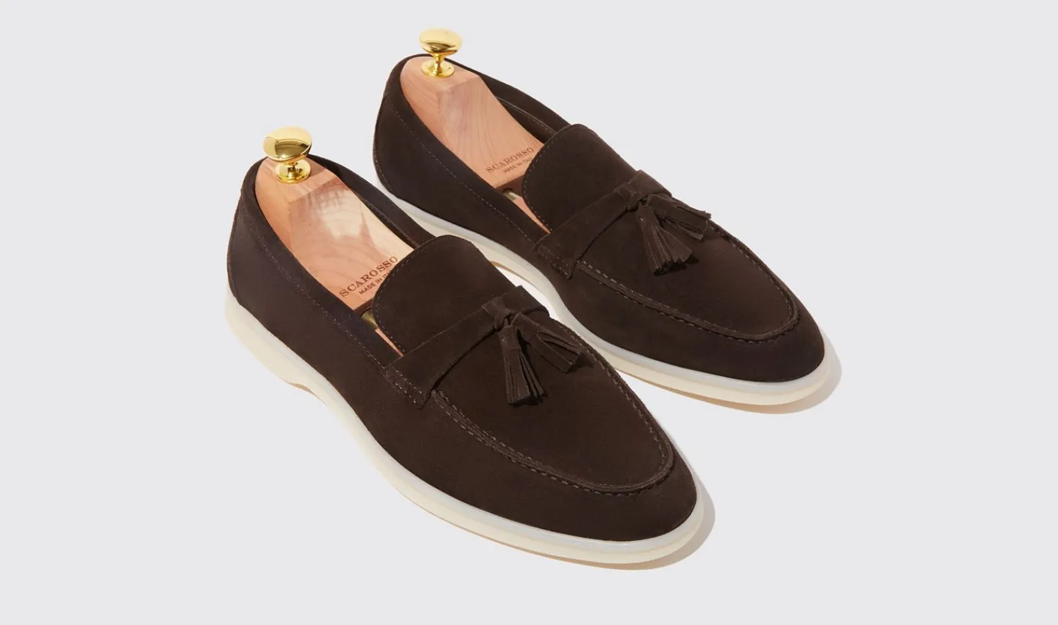 Best Sale Scarosso Leandro Brown Suede Dark Brown - Suede