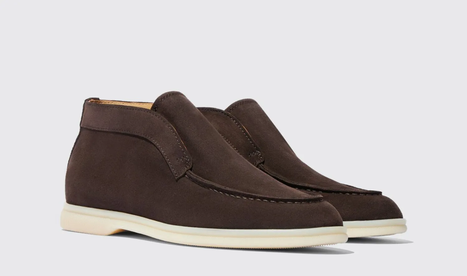 Shop Scarosso Leonarda Brown Suede Brown - Suede