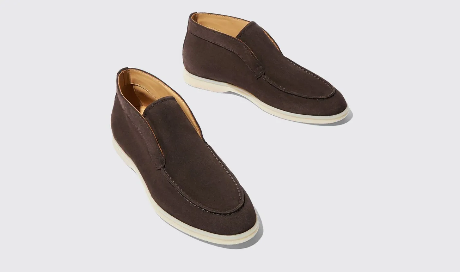 Shop Scarosso Leonarda Brown Suede Brown - Suede