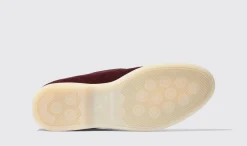 Clearance Scarosso Leonarda Burgundy Suede Burgundy - Suede