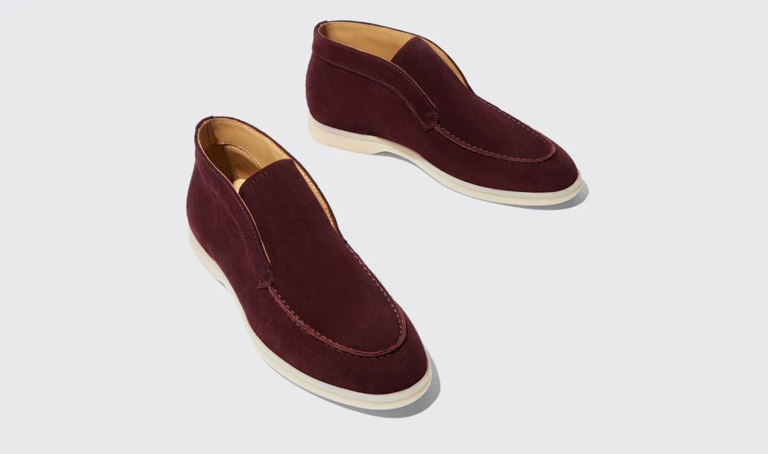 Clearance Scarosso Leonarda Burgundy Suede Burgundy - Suede