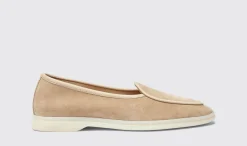 Clearance Scarosso Livia Oat Suede Oat - Suede