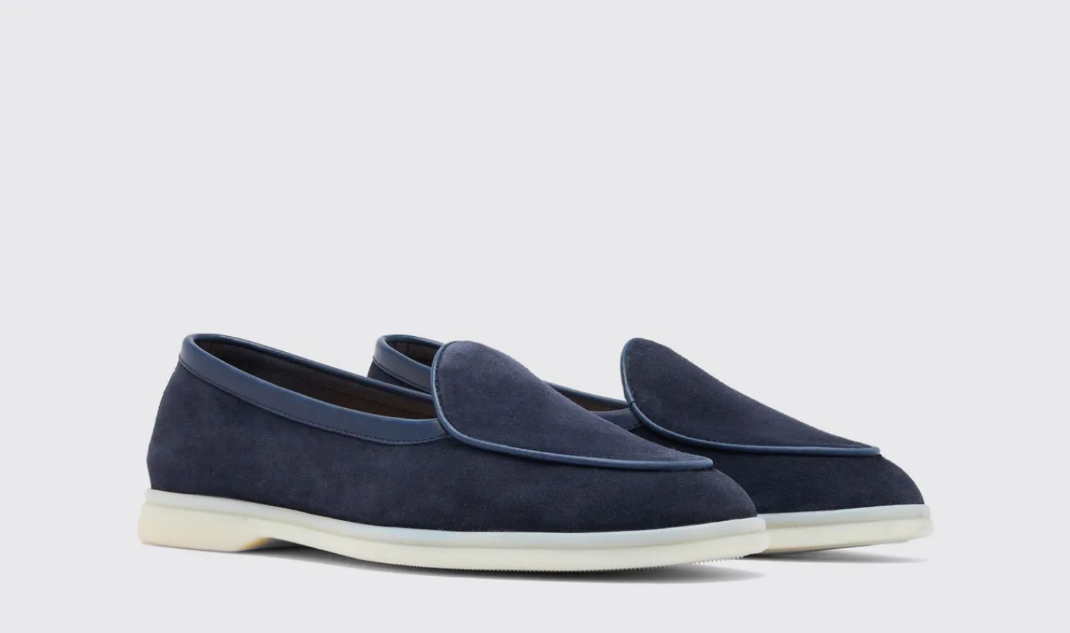 Best Sale Scarosso Livio Blue Suede Blue - Suede
