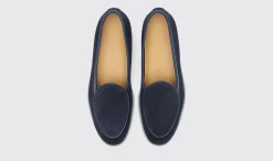 Best Sale Scarosso Livio Blue Suede Blue - Suede