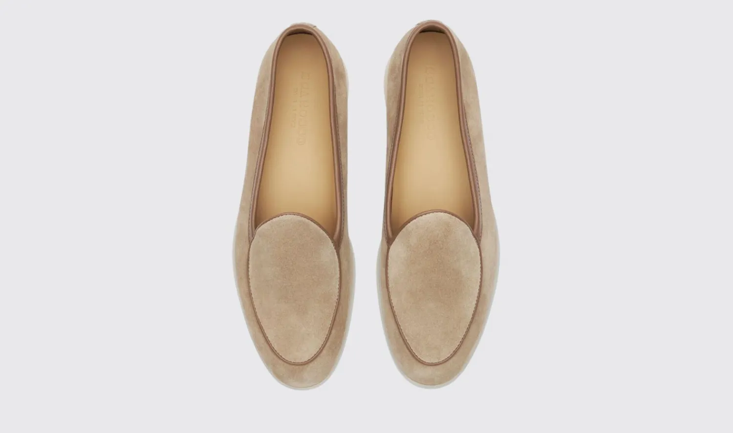 Discount Scarosso Livio Oat Suede Oat - Suede