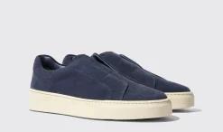 Sale Scarosso Luca Blue Suede Blue - Suede