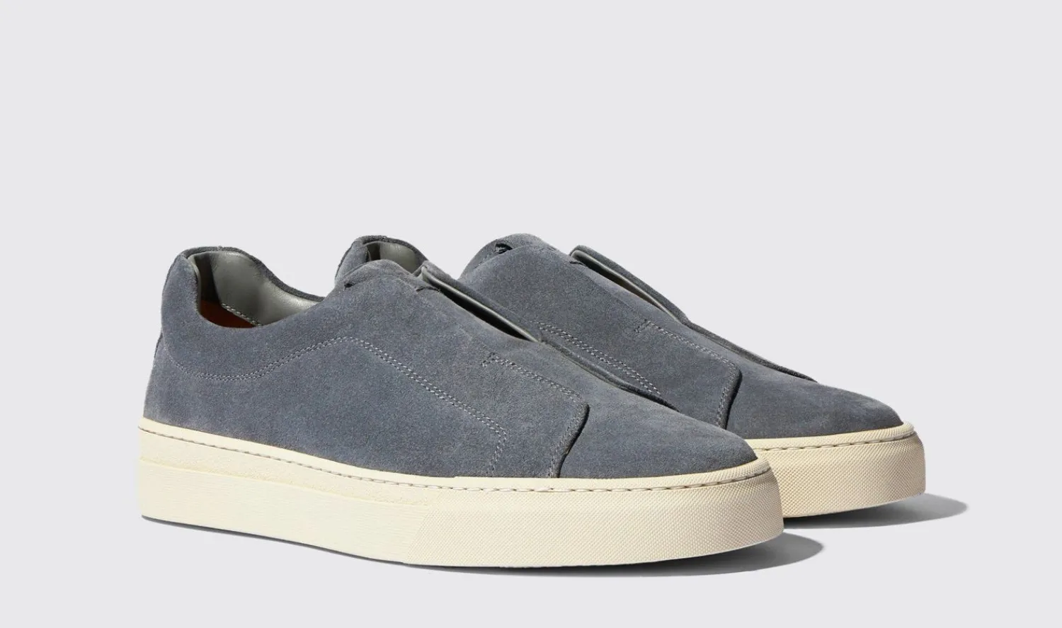 Fashion Scarosso Luca Steel Suede Steel - Suede