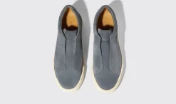 Fashion Scarosso Luca Steel Suede Steel - Suede