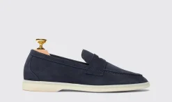Cheap Scarosso Luciana Blue Suede Blue - Suede