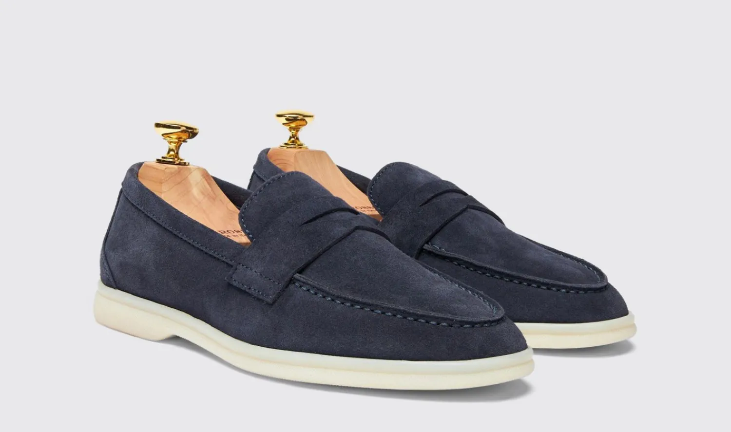 Cheap Scarosso Luciana Blue Suede Blue - Suede