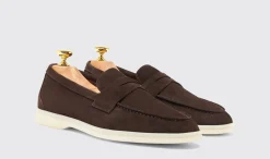 Online Scarosso Luciana Brown Suede Brown - Suede