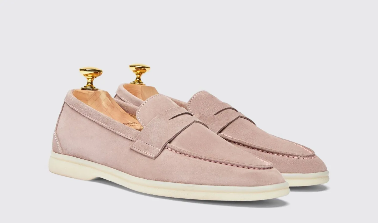 Shop Scarosso Luciana Pink Suede Pink - Suede