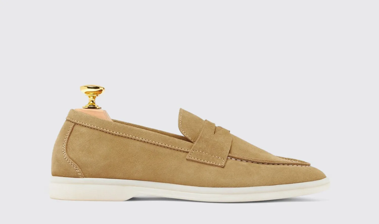 Clearance Scarosso Luciano Beige Suede Beige - Suede