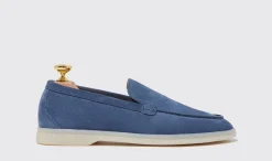 New Scarosso Ludovica Acciaio Scamosciata Steel Blue - Suede
