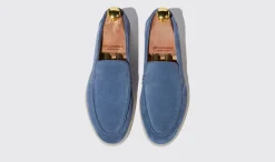 New Scarosso Ludovica Acciaio Scamosciata Steel Blue - Suede