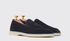 Outlet Scarosso Ludovica Blu Scamosciata Blue - Suede