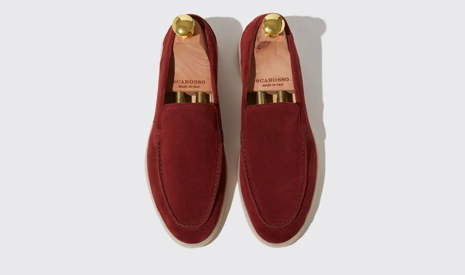 Shop Scarosso Ludovica Bordeaux Scamosciata Burgundy - Suede