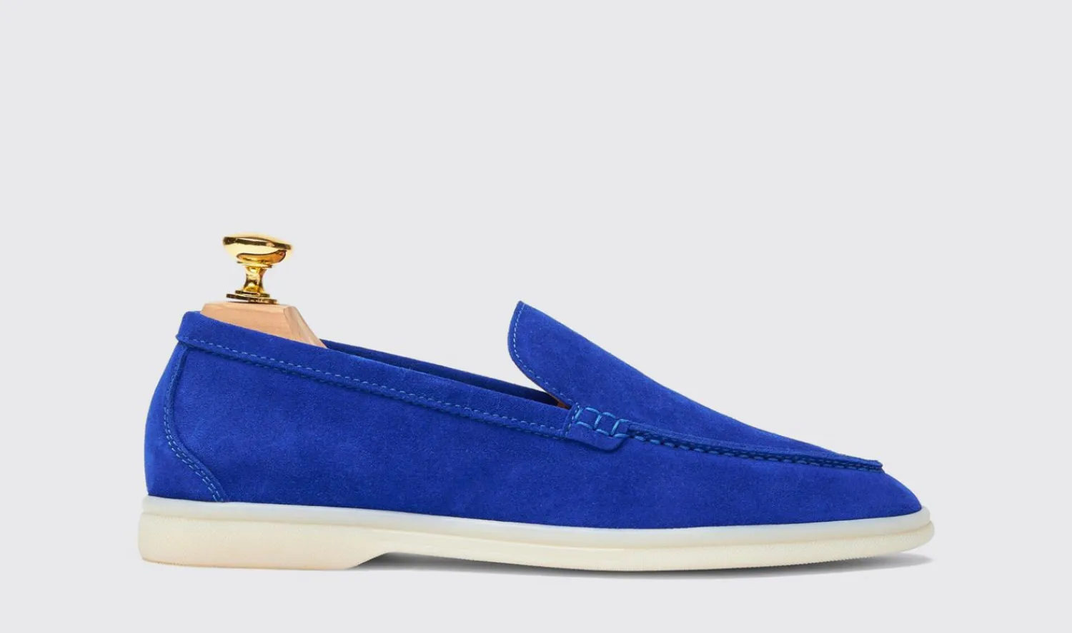 Hot Scarosso Ludovica Electric Blue Suede Electric Blue - Suede