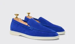 Hot Scarosso Ludovica Electric Blue Suede Electric Blue - Suede