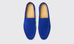 Hot Scarosso Ludovica Electric Blue Suede Electric Blue - Suede