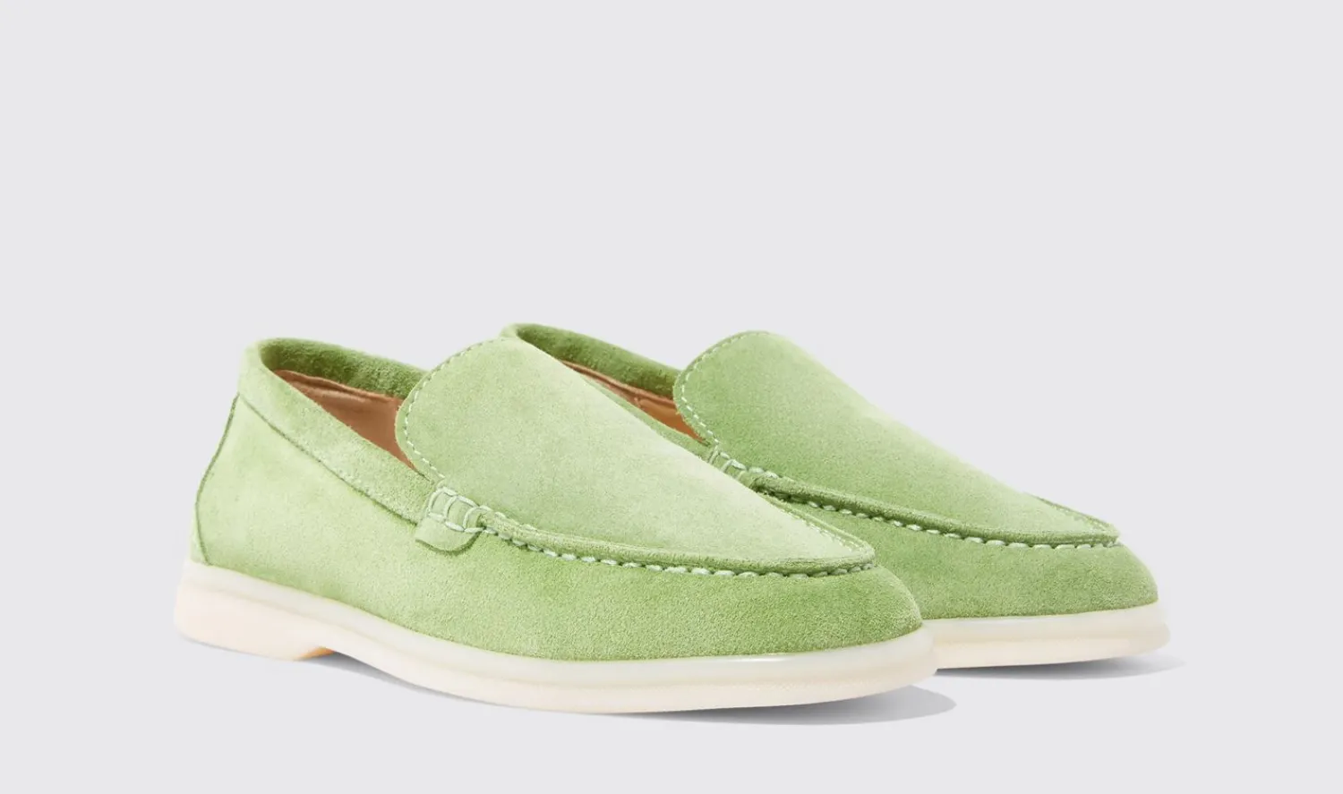 Best Scarosso Ludovica Girl Light Green Suede Light Green - Suede