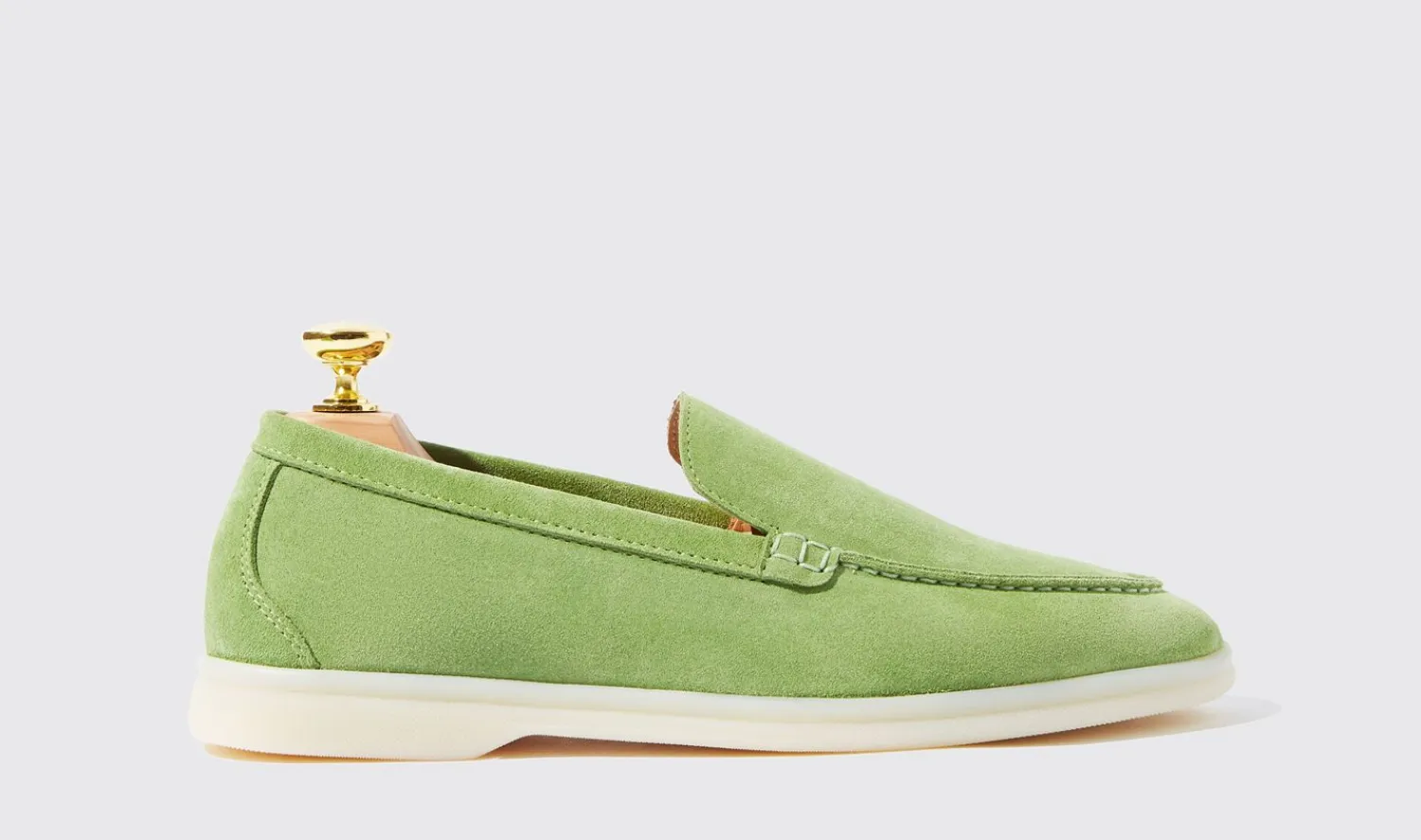 Clearance Scarosso Ludovica Verde Chiaro Scamosciata Light Green - Suede